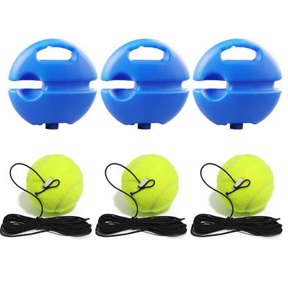 Base De Ayuda Para Entrenamiento De Tenis De Alta Resistencia Con Cuerda Elástica, Práctica De Pelota, Entrenador De Tenis De Rebote De Servicio Automático, Dispositivo De Entrenamiento De Socio