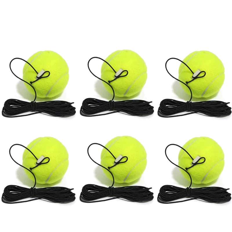 Base De Ayuda Para Entrenamiento De Tenis De Alta Resistencia Con Cuerda Elástica, Práctica De Pelota, Entrenador De Tenis De Rebote De Servicio Automático, Dispositivo De Entrenamiento De Socio