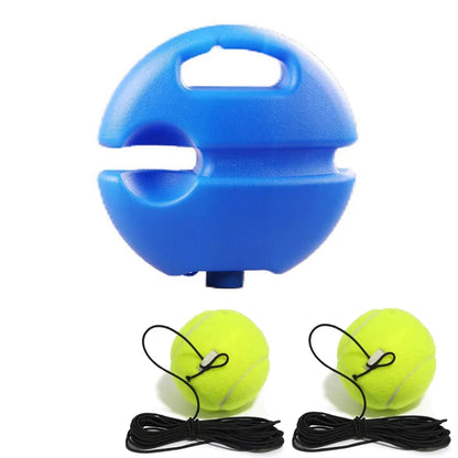 Base De Ayuda Para Entrenamiento De Tenis De Alta Resistencia Con Cuerda Elástica, Práctica De Pelota, Entrenador De Tenis De Rebote De Servicio Automático, Dispositivo De Entrenamiento De Socio